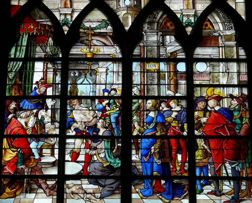 Description: C:\Users\ludivine\Desktop\Paris_-_Eglise_Saint-Gervais-Saint-Protais_-_Vitrail_Sagesse_de_Salomon_-2.jpg